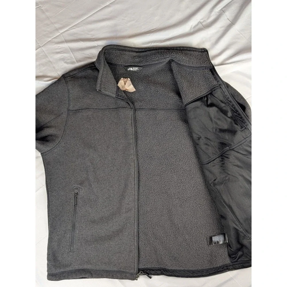 The North Face Gordon Lyons Full Zip Fleece Jacket Men's XL Heavy Sweater